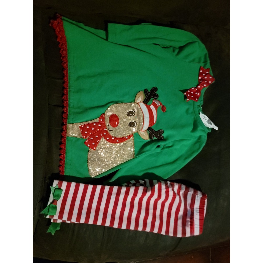 Rare editions Christmas holiday reindeer outfit size 18 months